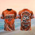 Cincinnati Bengals All I Need Is And Go Fishing Shirt Bengals Merch Presents For Football Fans - Merchluma