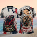 Houston Texans Popeye Loyalty Never Fades Football Shirt Texans Merch Football Fan Gift Ideas - Merchluma