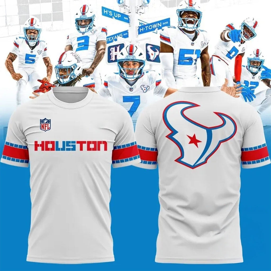 Houston Texans Rivalries By The H For The H 2026 T-Shirt Texans Merch Gifts For Football Fan - Merchluma