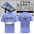 John Summit 2026 CTRL Escape Arena Tour T-Shirt John Summit Merch Gifts For DJ Lovers - Merchluma