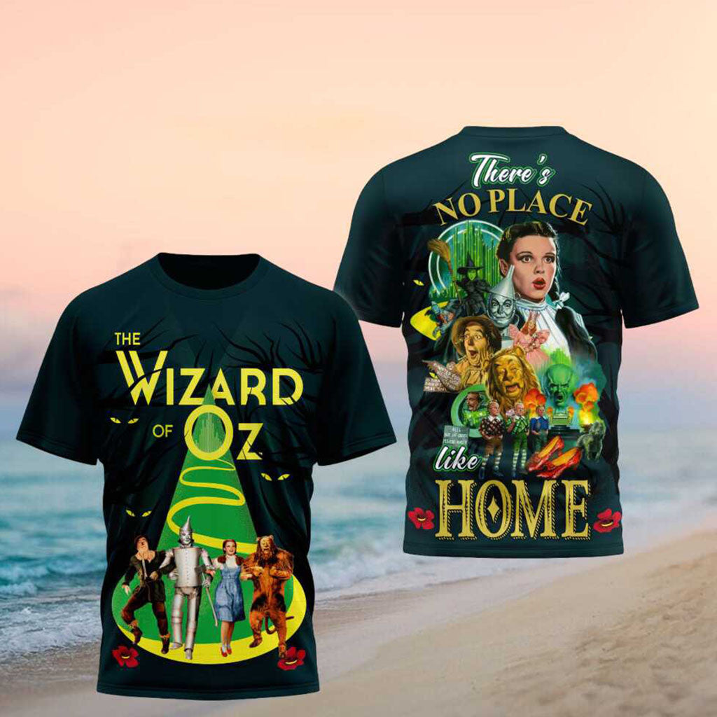 Wizard Of Oz Classic Movie There Is No Place Like Home Emerald City Shirt The Wizard of Oz Merch - Merchluma