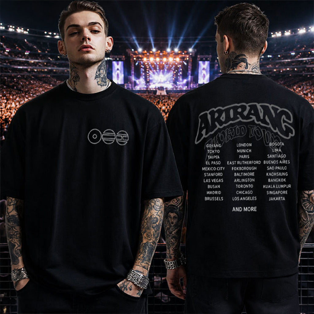 BTS Arirang World Tour 2026 Bangtan Concert Kpop ARMY T-Shirt BTS Merch Gifts For ARMY Fans - Merchluma