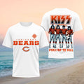 Chicago Bears x Kiss Band Merch Dressed To Kill Football Shirt Best Gifts For Football Fans - Merchluma