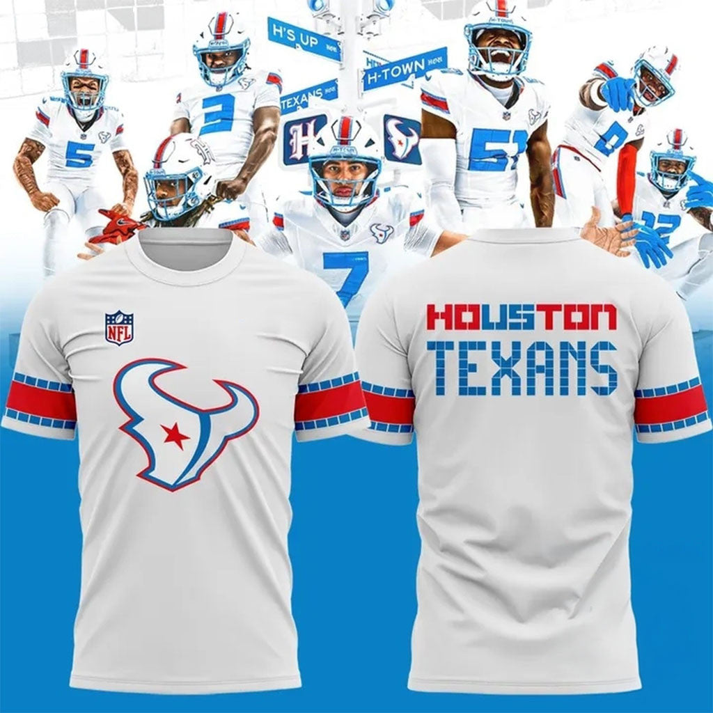 Houston Texans Merch Rivalries By The H For The H 2026 T-Shirt Presents For Football Fans - Merchluma