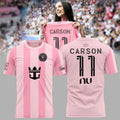 Inter Miami x Carson Shirt Inter Miami CF Merch Gifts For Soccer Fans - Merchluma