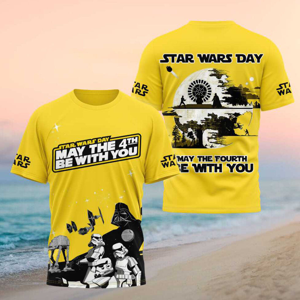 Star Wars Death Star May The Fourth Be With You Day Shirt Star Wars Merch Him Gifts - Merchluma