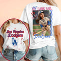 Los Angeles Dodgers Barbie Hit The Dang Ball T-Shirt Dodgers Merch Gifts For Fans - Merchluma
