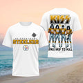 Pittsburgh Steelers x Kiss Band Dressed To Kill Football Shirt Steelers Merch Football Fan Gifts - Merchluma