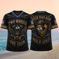 Los Angeles Rams Biker Eagle Inked By Loyalty Football V-Neck Shirt Rams Merch Bikers Gifts - Merchluma