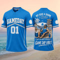 Gameday 01 My Give A Damn Is Broken Football V-Neck Shirt Funny Gameday Shirt Him Gifts - Merchluma