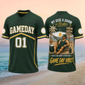 Gameday 01 My Give A Damn Is Broken V-Neck Shirt Funny Gameday Vibes Gift for Him - Merchluma