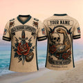 Custom Philadelphia Eagles Old School Loyalty Skull Rose V-Neck Shirt Eagles Merch Dad Gifts - Merchluma