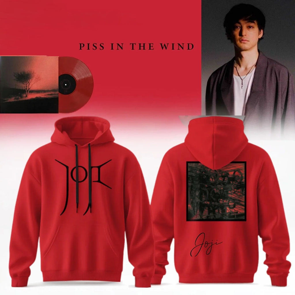 Joji Merch Solaris Tour 2026 27 Piss In The Wind Hoodie Red Music Lover Gifts For Him - Merchluma