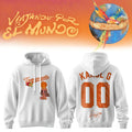 Custom Karol G Nos Vamos De Tour Signature Hoodie White Karol G Merch Gifts For Her - Merchluma