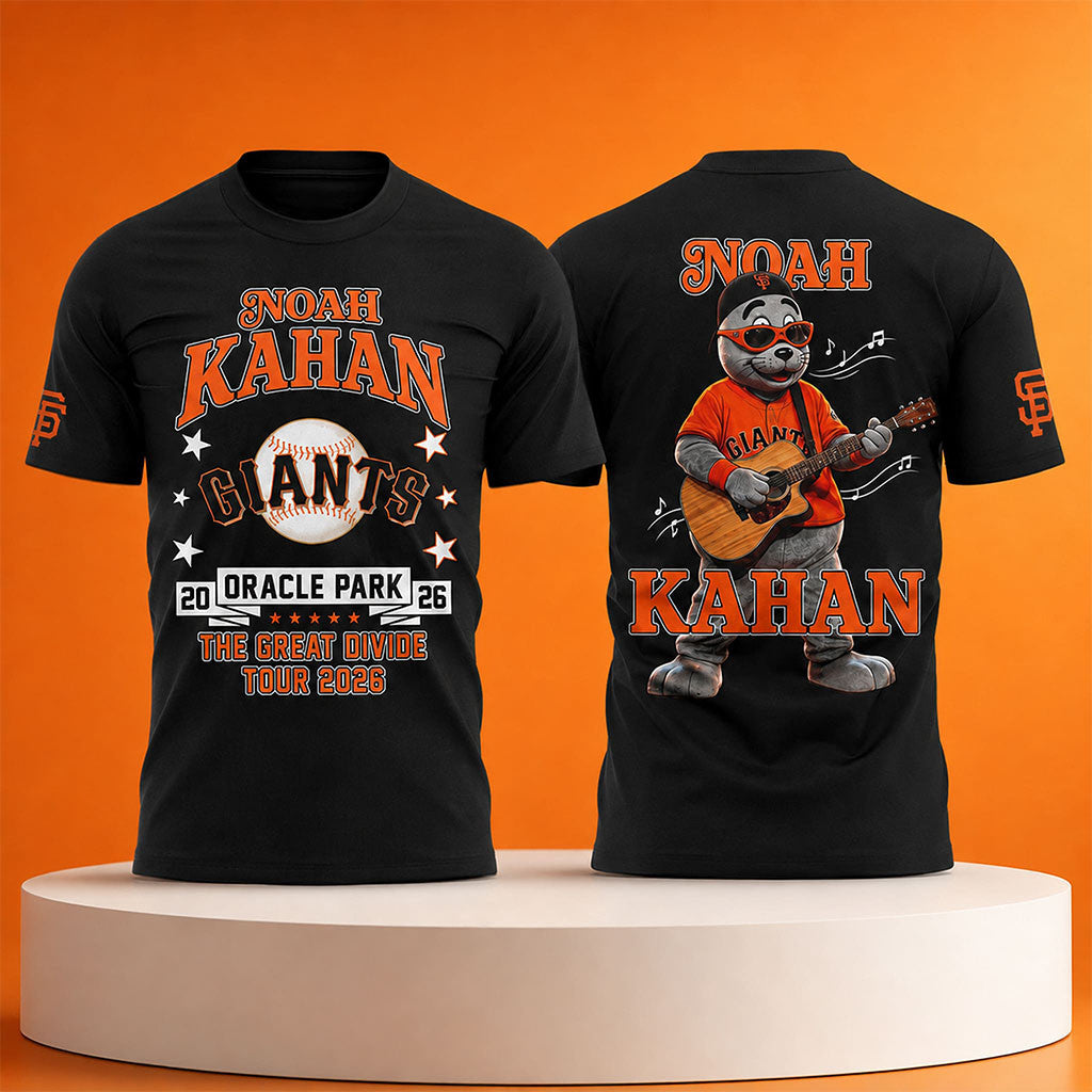 2026 Noah Kahan SF Giants Oracle Park Shirt Noah Kahan Tour Merch Gift For Music Lovers - Merchluma