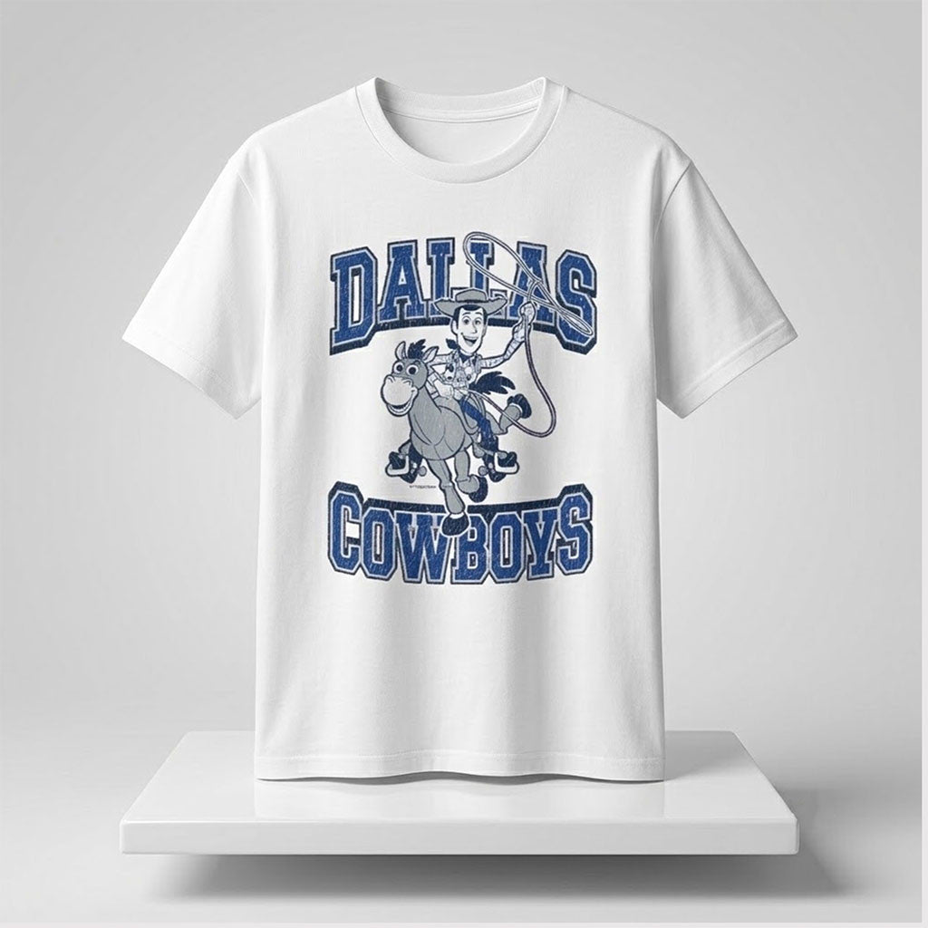 Dallas Cowboys Woody 2026 Shirt Disney Cowboys Collab Merch Gift For Son - Merchluma