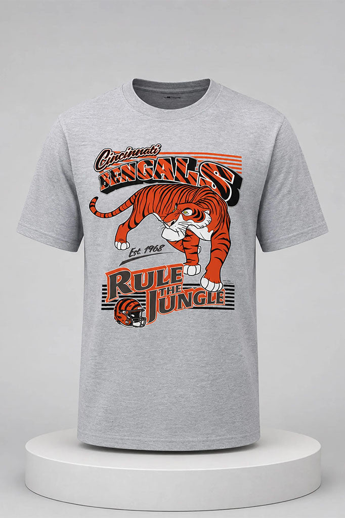 Bengals Disney Collab Merch Cincinnati Bengals Rule The Jungle Shere Khan T-Shirt Fan Gifts - Merchluma