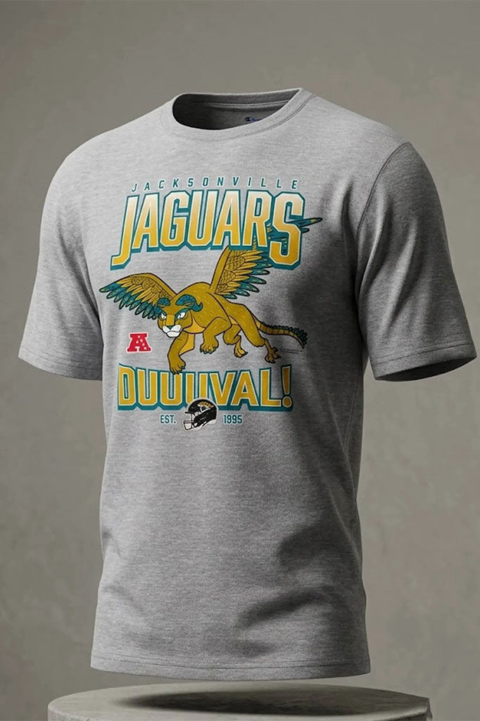 Jaguars Disney Collab Merch Jacksonville Jaguars Pepita T-Shirt Duuuval Shirt Gift For Brothers - Merchluma