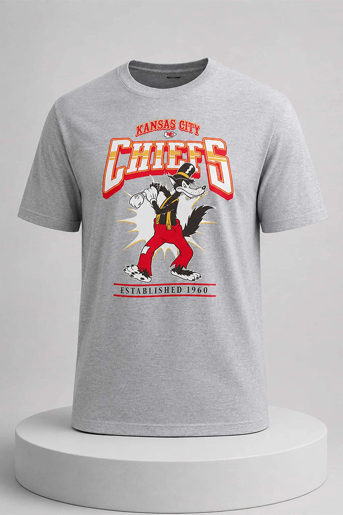 Kansas City Chiefs Big Bad Wolf Shirt Chiefs Disney Collab Merch Gift For Football Fans - Merchluma