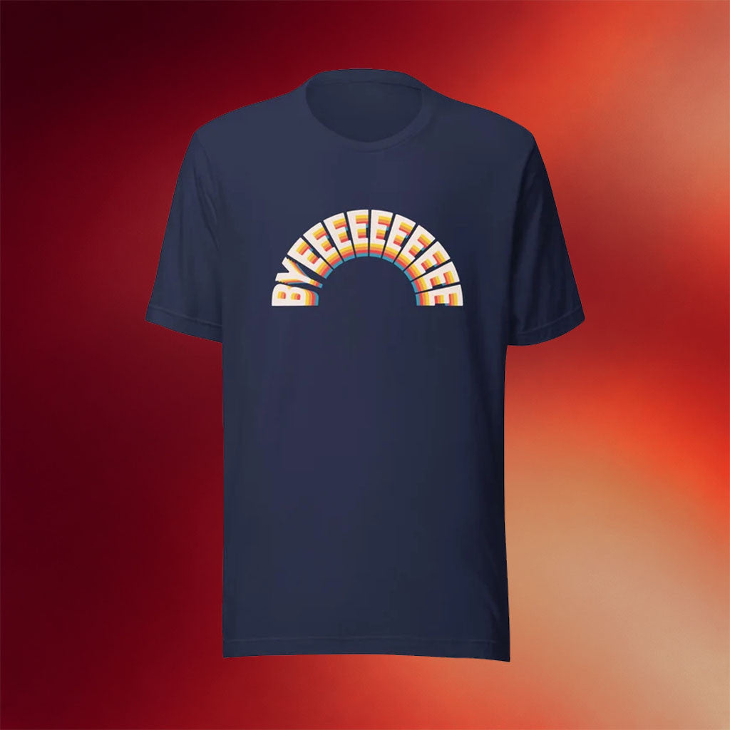 SmartLess Merch 2026 SmartLess Over The Top Byeee T-Shirt Navy Podcast Fan Gifts - Merchluma