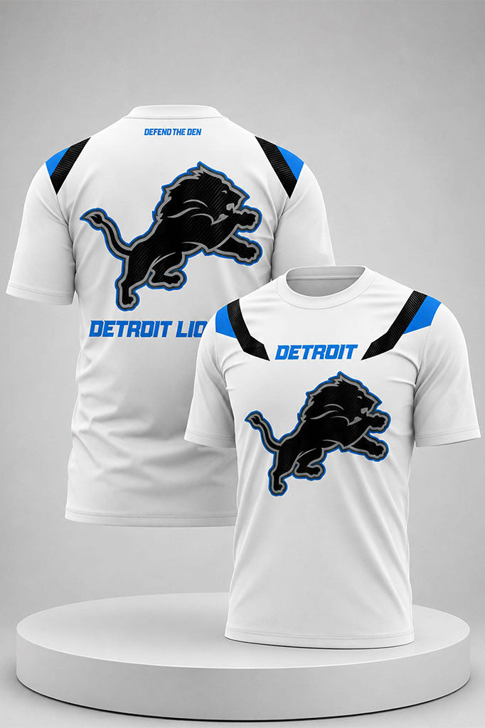 2026 Detroit Lions Defend The Den Rivalries Shirt Detroit Lions Merch Football Fan Gifts - Merchluma