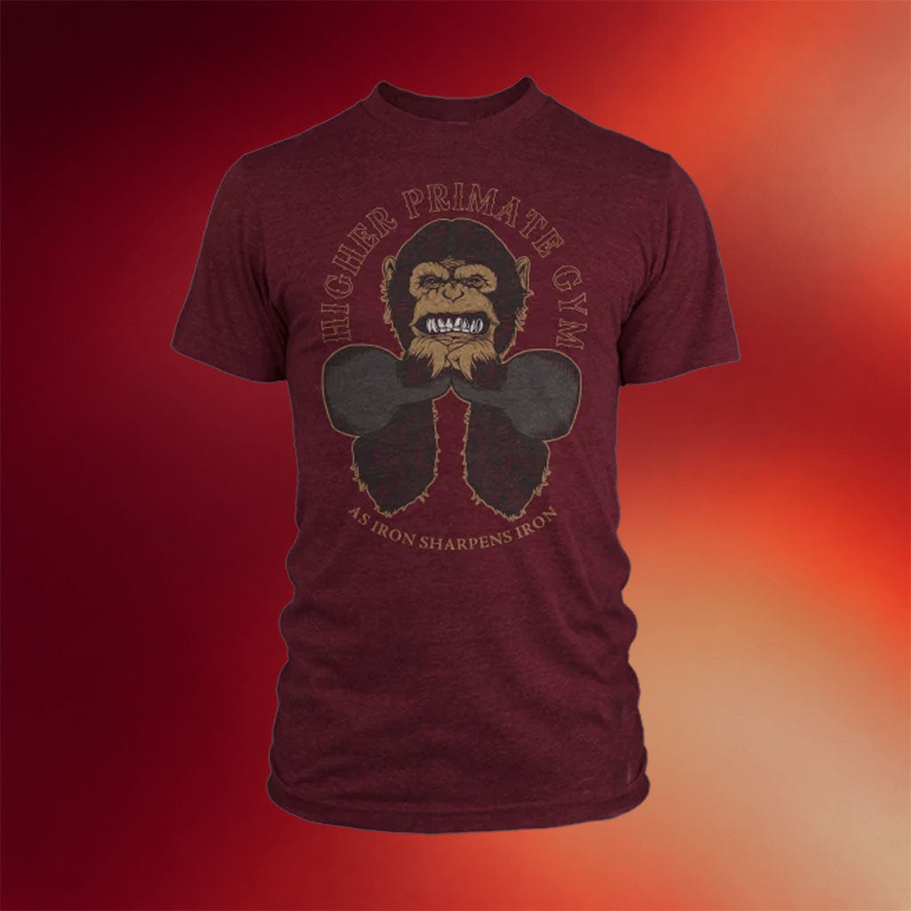 Higher Primate Merch 2026 Iron Chimp T-Shirt Joe Rogan Merch Gifts For My Boyfriend - Merchluma