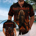 Iron Maiden Merch 2026 The Number Of The Beast Hawaiian Shirt Gifts For Men Music Lovers - Merchluma