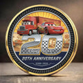 Cars 20th Anniversary Commemorative Coin 2026 Lightning McQueen Coin Cars Merch Movie Fan Gifts - Merchluma