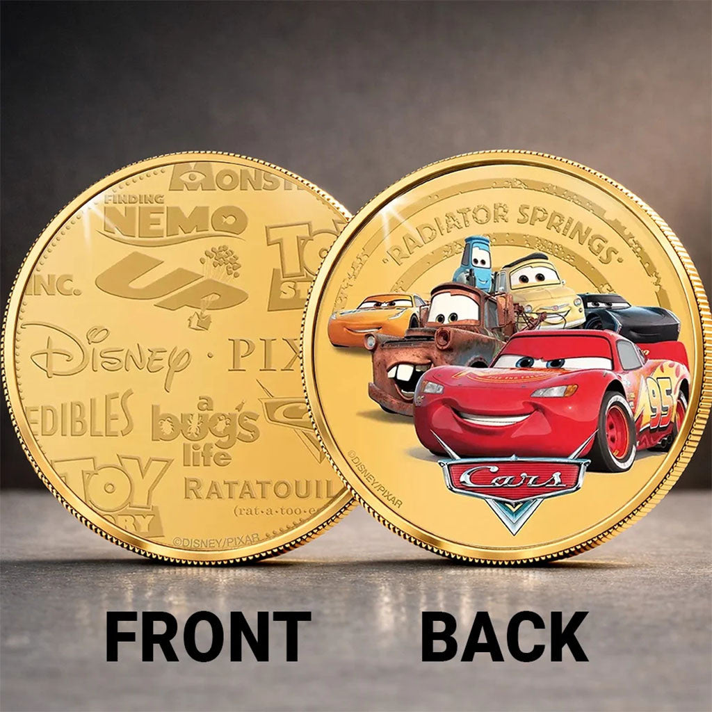 Cars 20th Anniversary Commemorative Coin Radiator Springs Coin Cars Merch Movie Fan Gifts - Merchluma