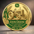 John Deere 190th Anniversary Commemorative Coin John Deere Merch Gift Ideas For Fathers - Merchluma