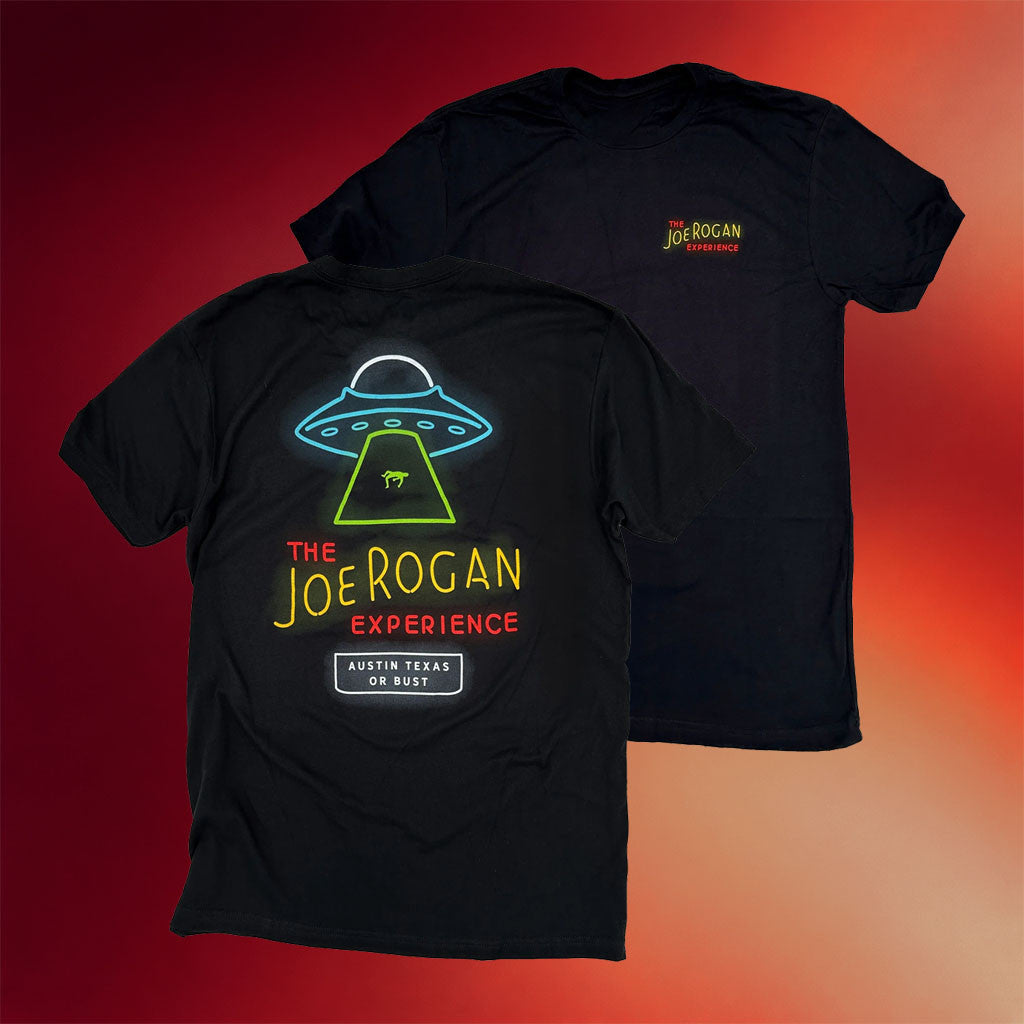 Higher Primate Merch 2026 Neon Alien JRE T-Shirt Joe Rogan Merch Podcast Lover Gifts - Merchluma