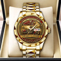 Indian Motorcycle 125th Anniversary Alloy Luxury Quartz Watch The Spirit Of The Open Road Merch - Merchluma