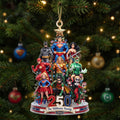 Personalized Guardian Protector Acrylic Christmas Ornament Xmas Gifts For Family - Merchluma