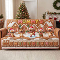 Personalized Stitch Cute Gingerbread Christmas Sofa Cover Furniture Covers Xmas Gift Ideas - Merchluma