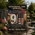 Baltimore Ravens We Will Never Forget 9 11 Flag Honoring The Heroes Ravens Merch Patriot Day - Merchluma