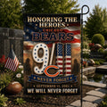 Chicago Bears We Will Never Forget 9 11 Flag Honoring The Heroes Bears Merch Patriot Day Decor - Merchluma