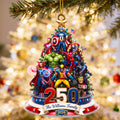 Personalized Marvel Avengers Patriotic 250th USA Anniversary Christmas Ornament Xmas Tree Decor - Merchluma