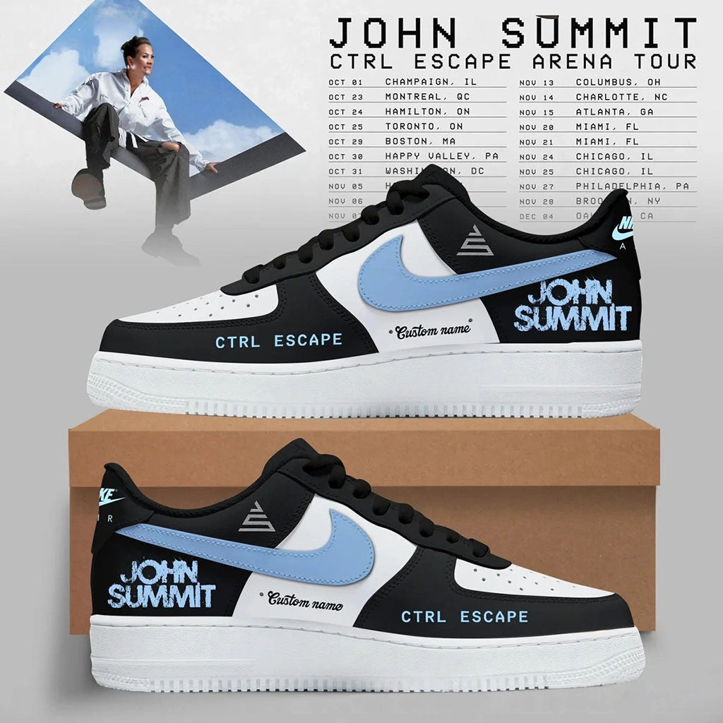 Custom John Summit Merch 2026 CTRL Escape Arena Tour Shoes Best Gifts For DJ Fans - Merchluma