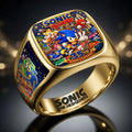Sonic the Hedgehog 35th Anniversary Ring Sonic the Hedgehog Merch 2026 Gift Ideas For Friend - Merchluma