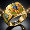 Sonic the Hedgehog 35th Anniversary Ring Sonic the Hedgehog Merch 2026 Present For Son - Merchluma