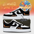 Personalized Karol G Merch Viajando Por El Mundo Tropitour Shoes Gifts For Latin Pop Fan - Merchluma