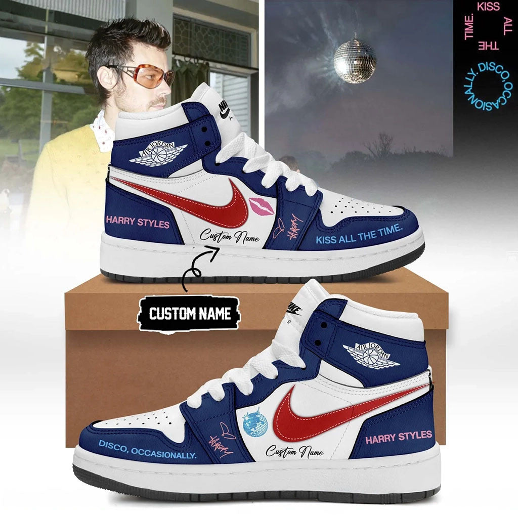 Custom Harry Styles Merch 2026 Kiss All The Time Disco Occasionally Shoes Music Fan Gifts - Merchluma