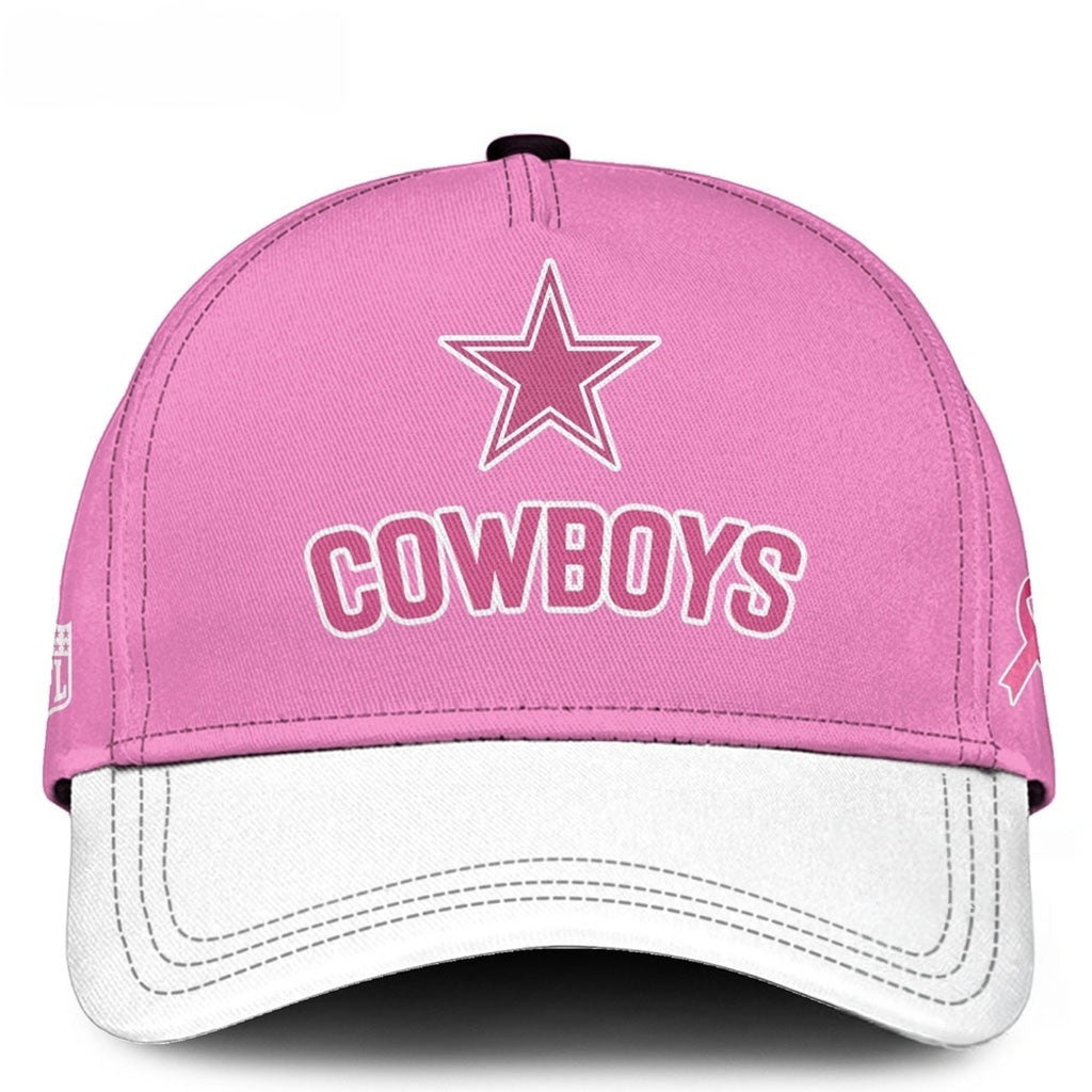 Dallas Cowboys 2026 x Breast Health Awareness Night Hat Cowboys Merch Gifts For Mom - Merchluma