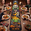 Personalized Coco Spooky Fiesta Quilted Table Runner Halloween Gifts For Family - Merchluma