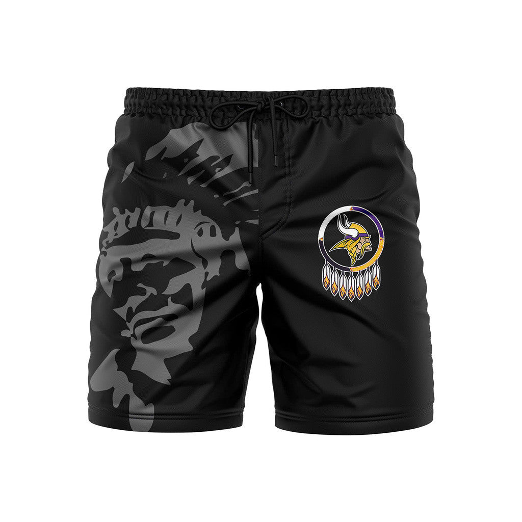 Minnesota Vikings Native American Heritage Month Shorts MN Vikings Merch Football Fan Gifts - Merchluma