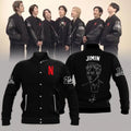 Jimin BTS 10th Anniversary 2026 Bomber Jacket K-Pop Music Apparel BTS Merch Jimin Fan Gift - Merchluma