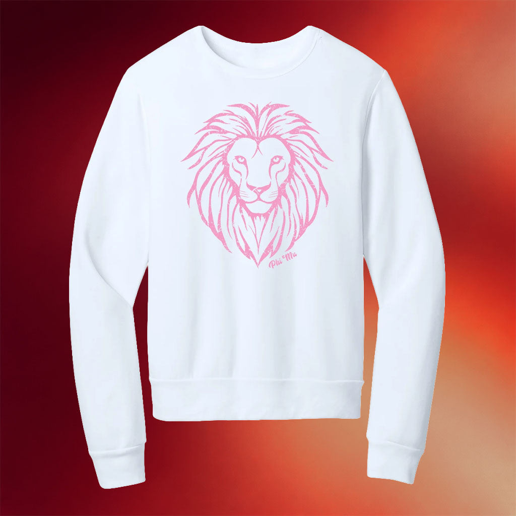 Phi Mu Merch 2026 Phi Mu Vintage Sir Fidel Luxe Crewneck Phi Mu Sweatshirt Sister Gifts - Merchluma