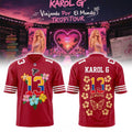 Atlanta Falcons x Karol G Viajando Por El Mundo TropiTour 2026 Fooball Jersey Falcons Merch - Merchluma