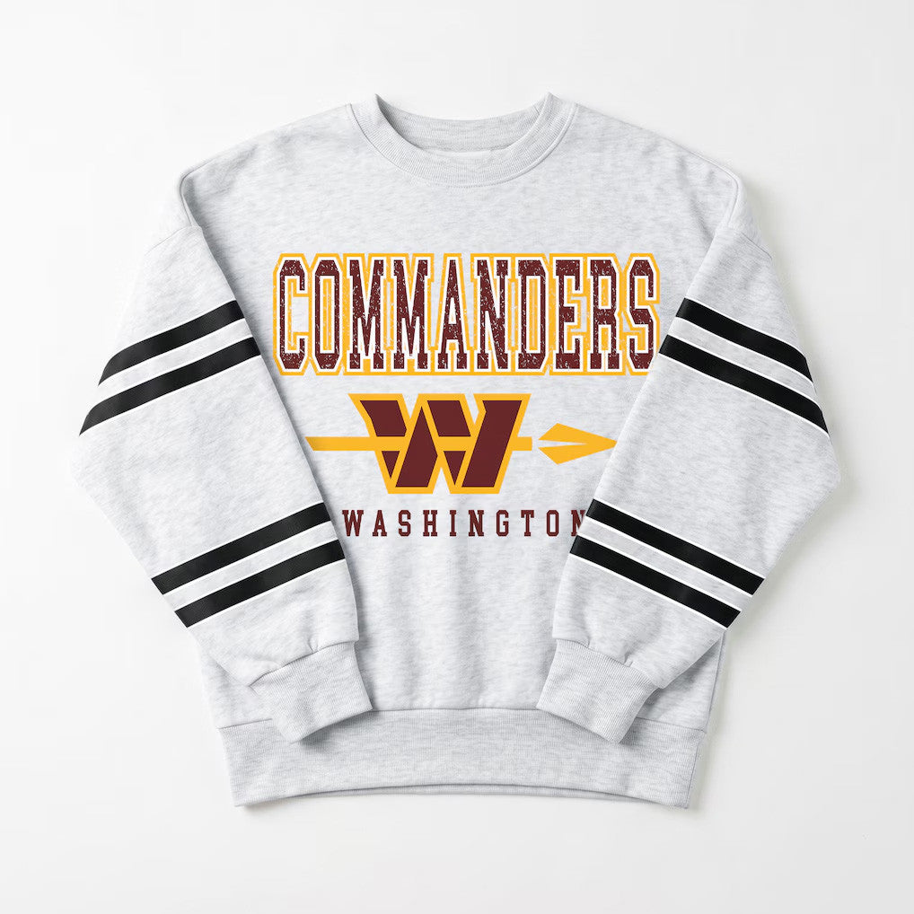 Washington Commanders Merch 2026 Commanders Gameday Couture Stadium Stripes Sweatshirt Fan Gift - Merchluma