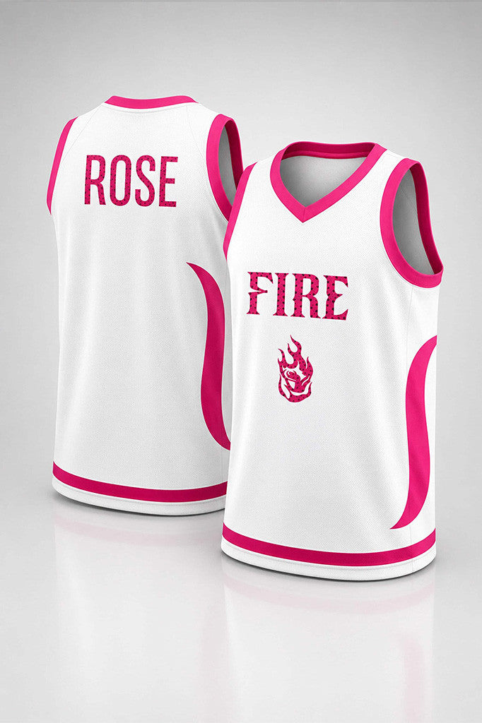 Portland Fire Rose Dragon 2026 Basketball Jersey Portland Fire Merch Gifts For Basketball Fan - Merchluma